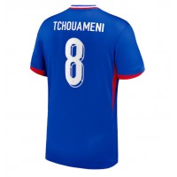 France Aurelien Tchouameni #8 Replica Home Shirt Euro 2024 Short Sleeve
